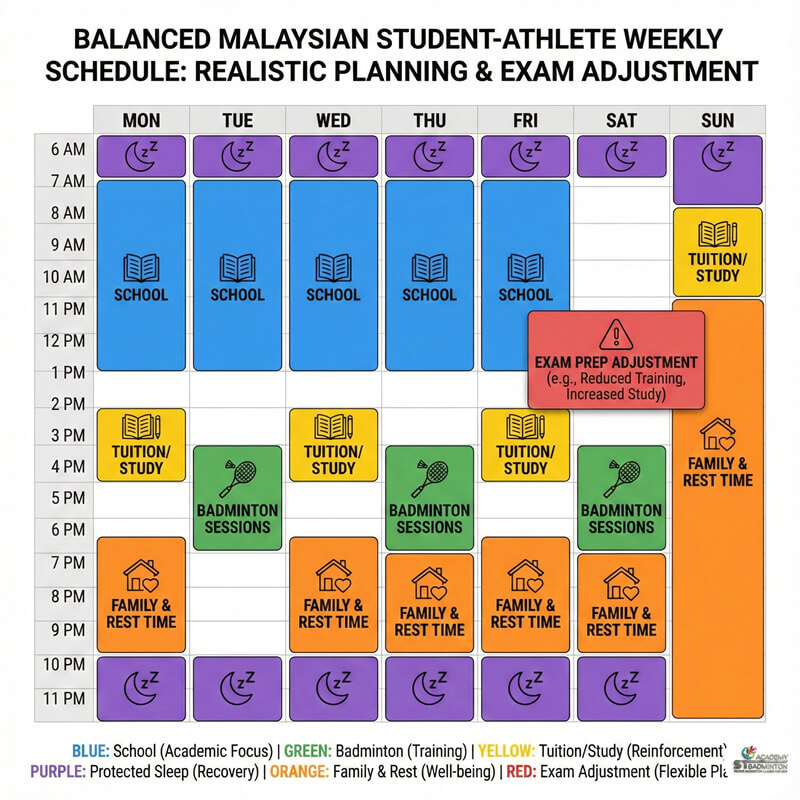 Wangsa Maju 인근 훈련 중 휴식 및 수분 섭취 | 학생 선수 건강