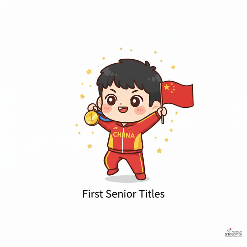 Young Chinese badminton player training with discipline at Fujian sports school