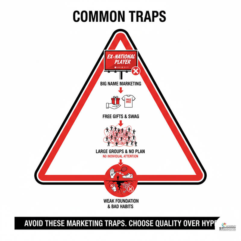 Young child receiving 1 to 1 badminton coaching with grip correction in Kuala Lumpur