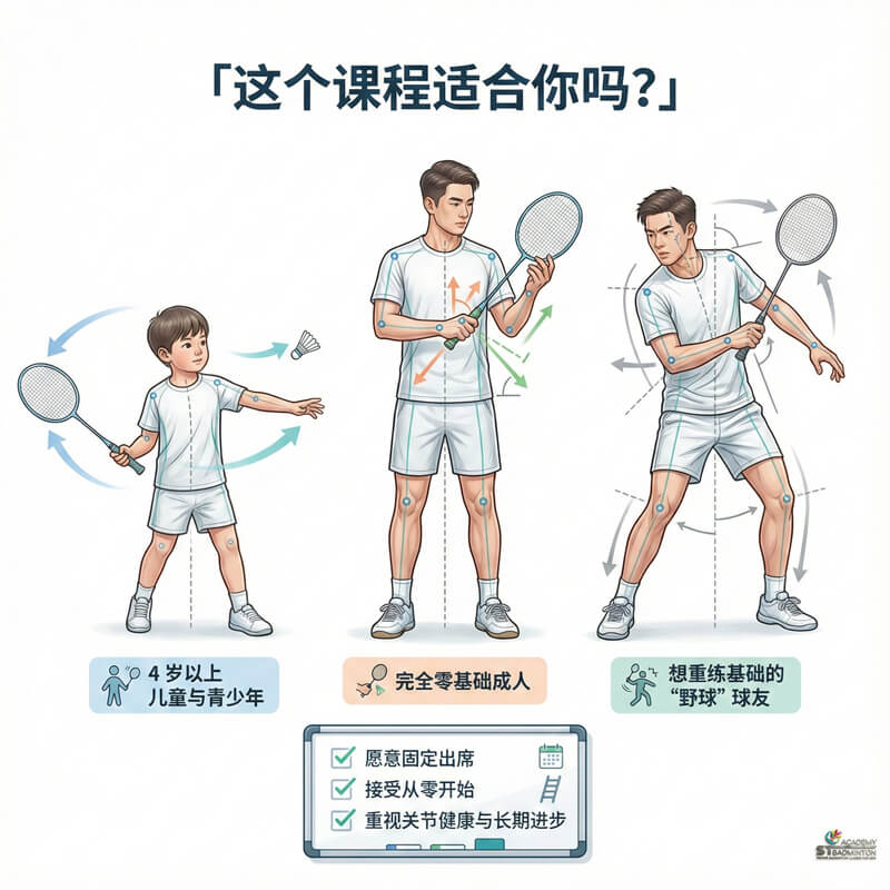 吉隆坡 Setapak 羽毛球初学班学员正在进行步法训练