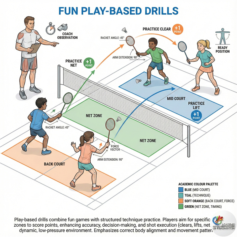 认证儿童羽毛球教练 - Eric 教练在 Setapak 给予积极反馈