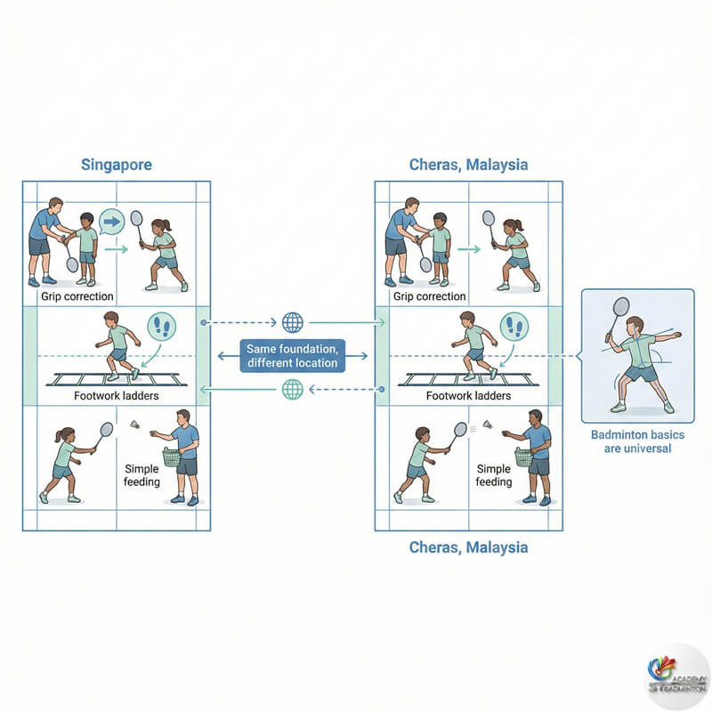Eric Chuar 教練在吉隆坡與蕉賴指導青少年羽毛球