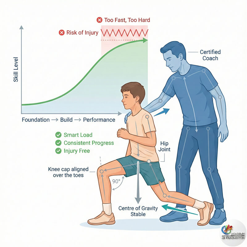 Kanak-kanak gembira menikmati latihan badminton yang selamat di Setapak Kuala Lumpur