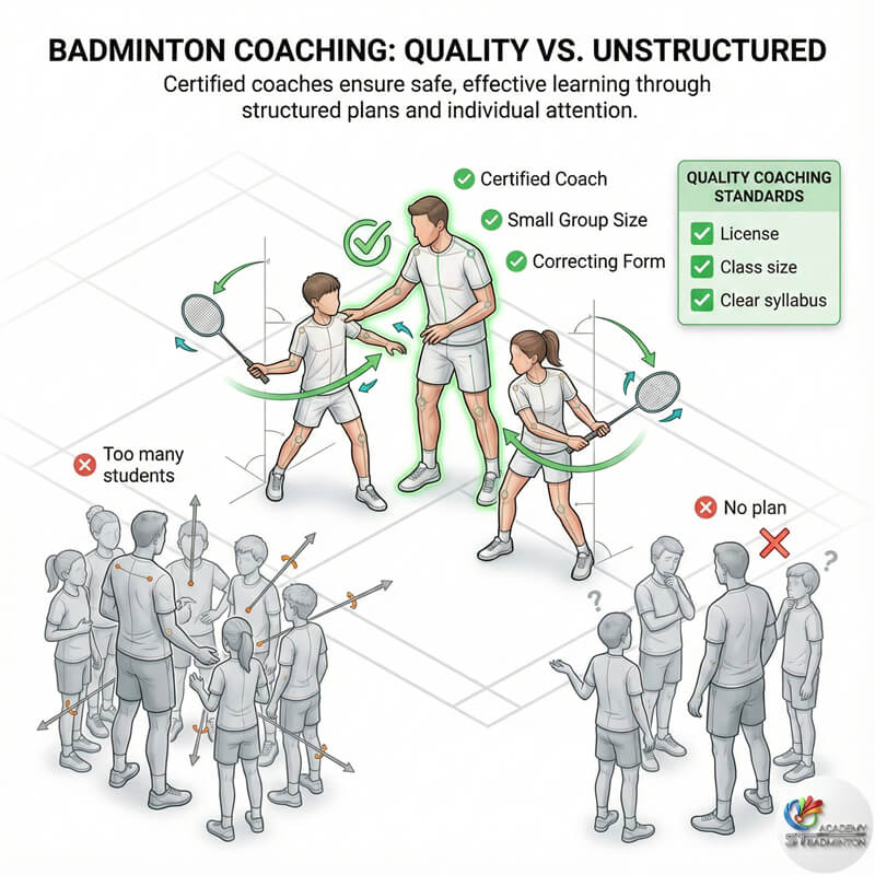 말레이시아에서 공인 배드민턴 코치를 선택하는 방법
