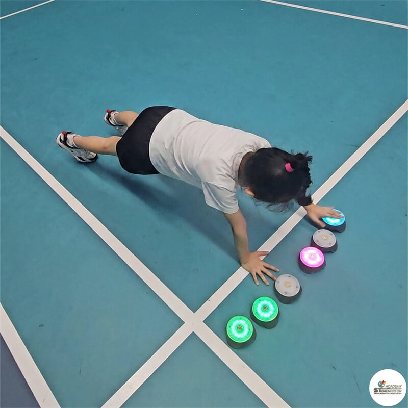 ST Badminton Academy kid practicing rally stability and foundation for PBF certification