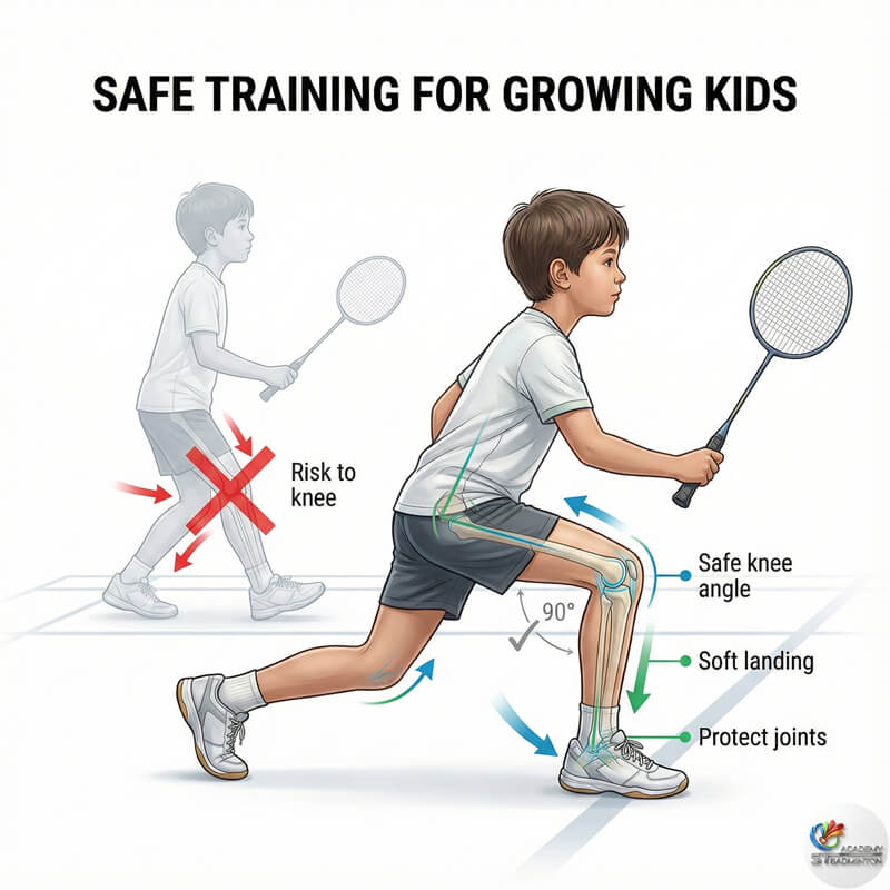 蕉賴安全且專注於運動科學的兒童羽毛球訓練