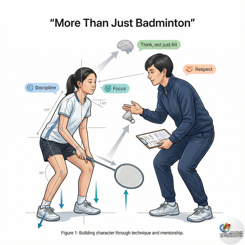 Kelas badminton kumpulan kecil untuk kanak-kanak di Kepong