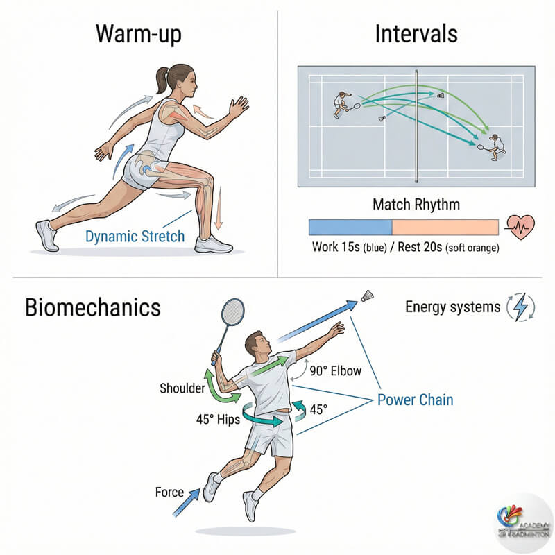 Latihan badminton kumpulan kecil di Setapak menggunakan sains sukan untuk memantau keletihan dan kadar degupan jantung