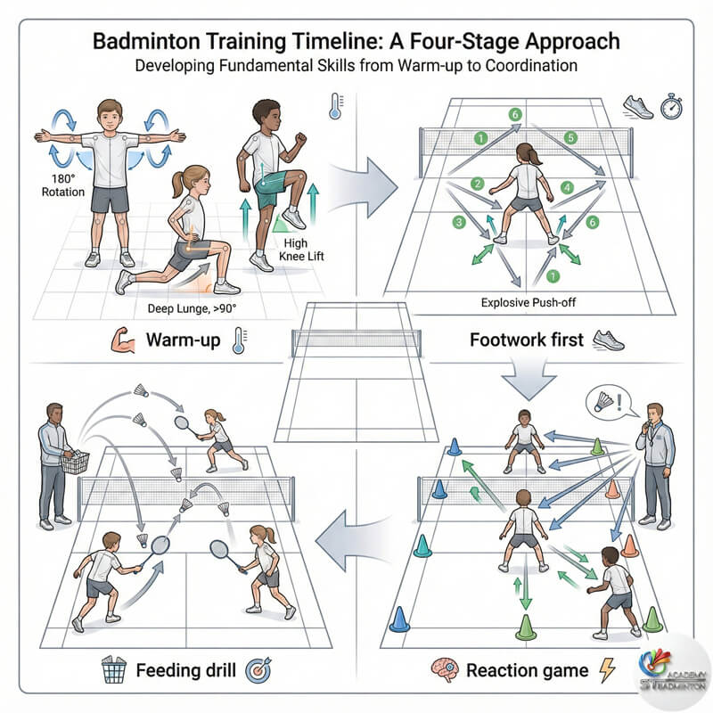 Small group beginner badminton class for kids near Wangsa Maju and Selayang Kuala Lumpur