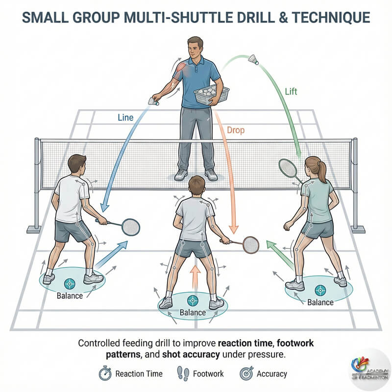 Buổi tập cầu lông nhóm nhỏ cho người mới tại Kuala Lumpur