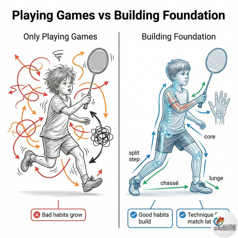 马来西亚儿童享受有趣的羽毛球基础班课程