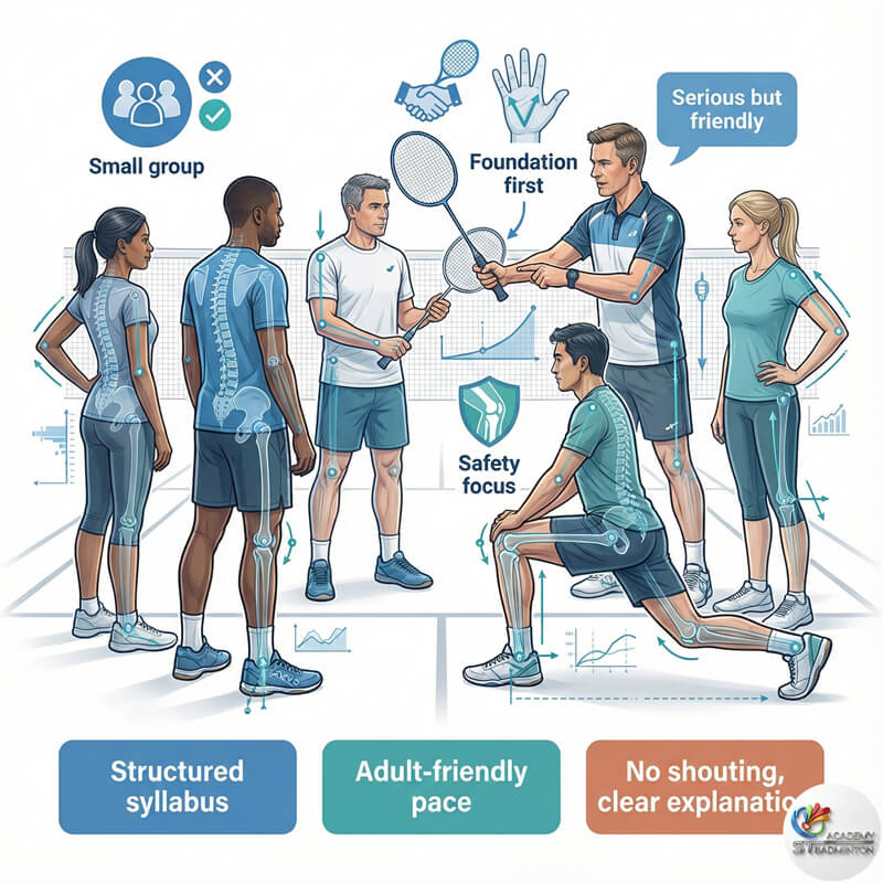 ทำไมต้องเลือก STBA สำหรับเรียนแบดมินตันผู้ใหญ่ในเชอรัส KL