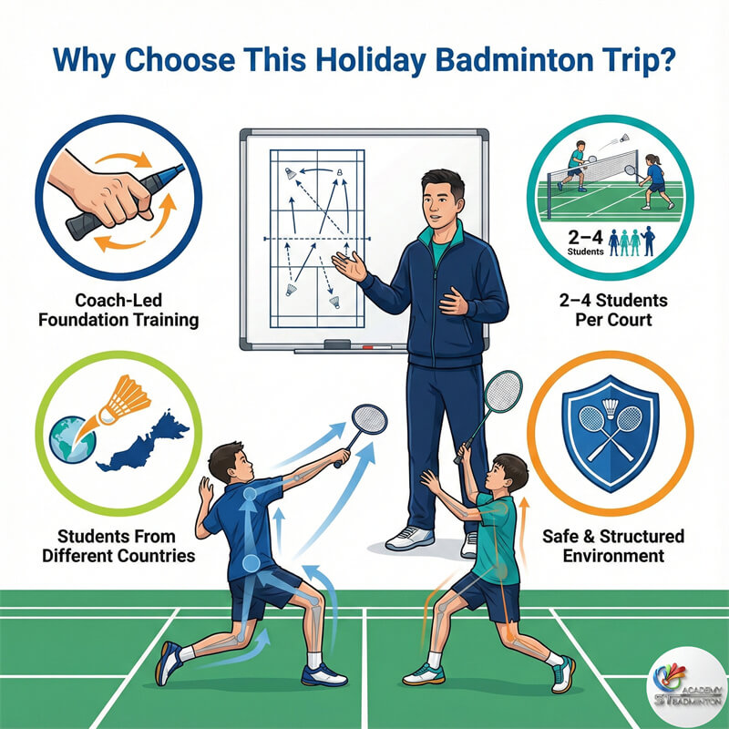Tại sao chọn ST Badminton Academy cho chuyến tập huấn cầu lông tại Malaysia