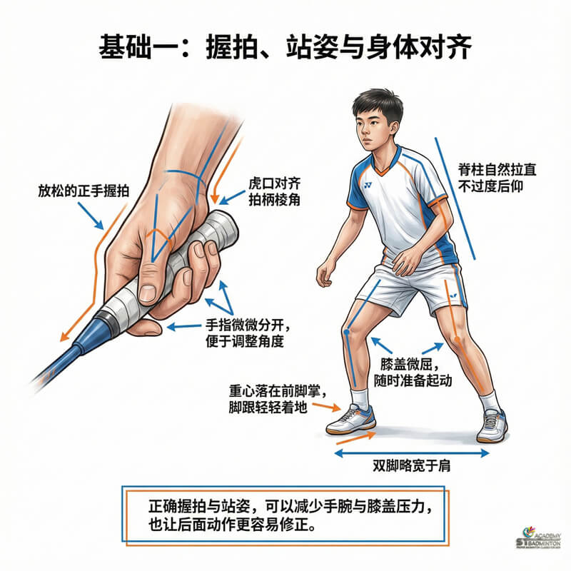 教练在吉隆坡少儿羽毛球半私教 2 in 1 课程中示范步法模式