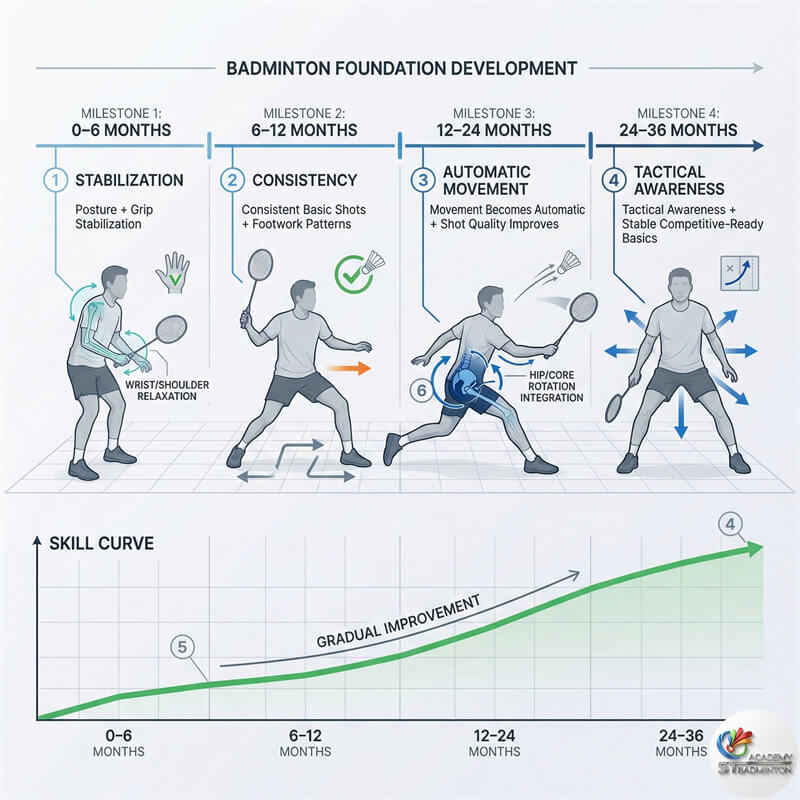 Huấn luyện viên cầu lông được chứng nhận Eric Chuar chỉnh sửa kỹ thuật cầm vợt cho người lớn mới bắt đầu tại Setapak