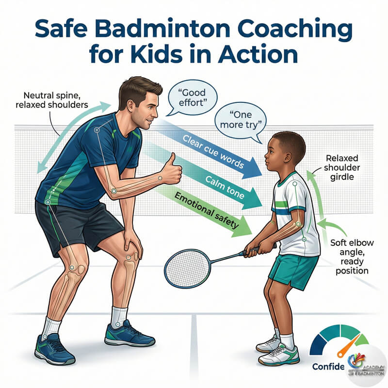 Pelatih bulutangkis berpengalaman Singapura menyemangati siswa