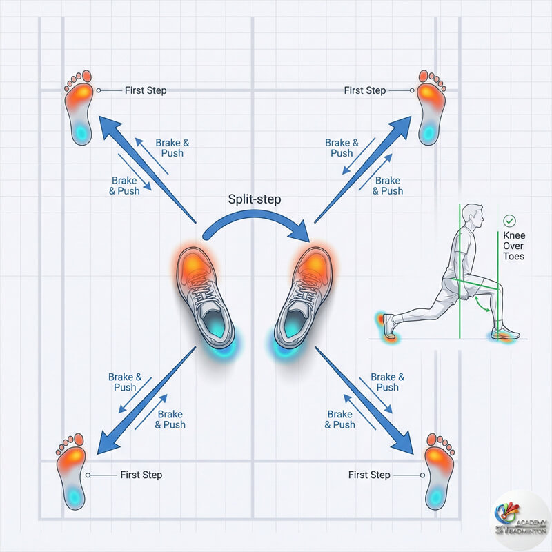 プチョンの大人バドミントン教室 - 社会人のためのフットワーク練習