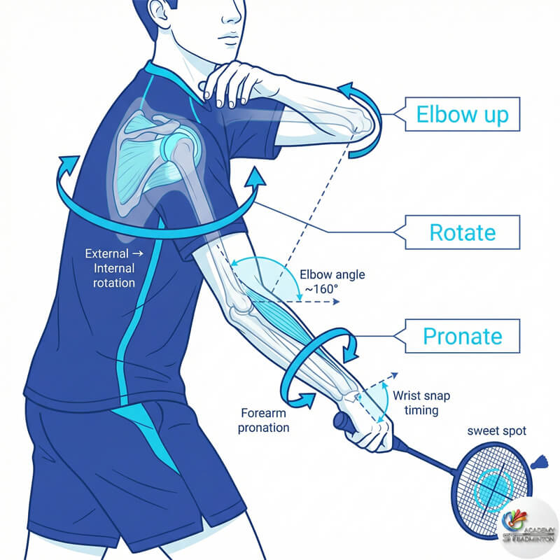푸총 유소년 배드민턴 훈련 - 코치와 함께 기초 풋워크를 연습하는 아이들