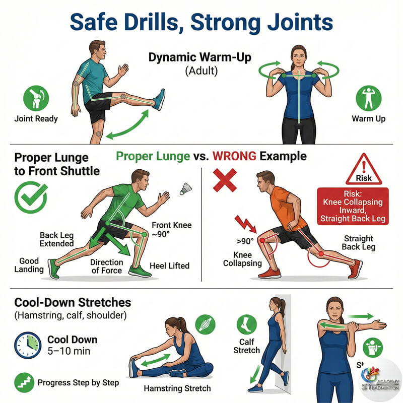 การฝึกแบดมินตันผู้ใหญ่กลุ่มเล็กใน Petaling Jaya เน้นความฟิตและเทคนิค