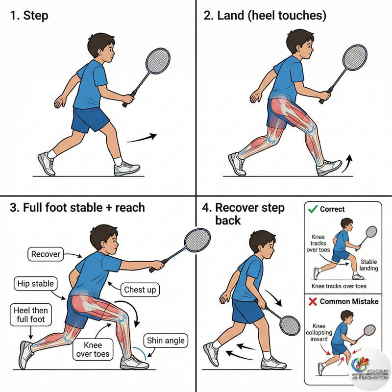 基礎に重点を置いた少人数制キッズバドミントンクラス（セタパック、マレーシア）