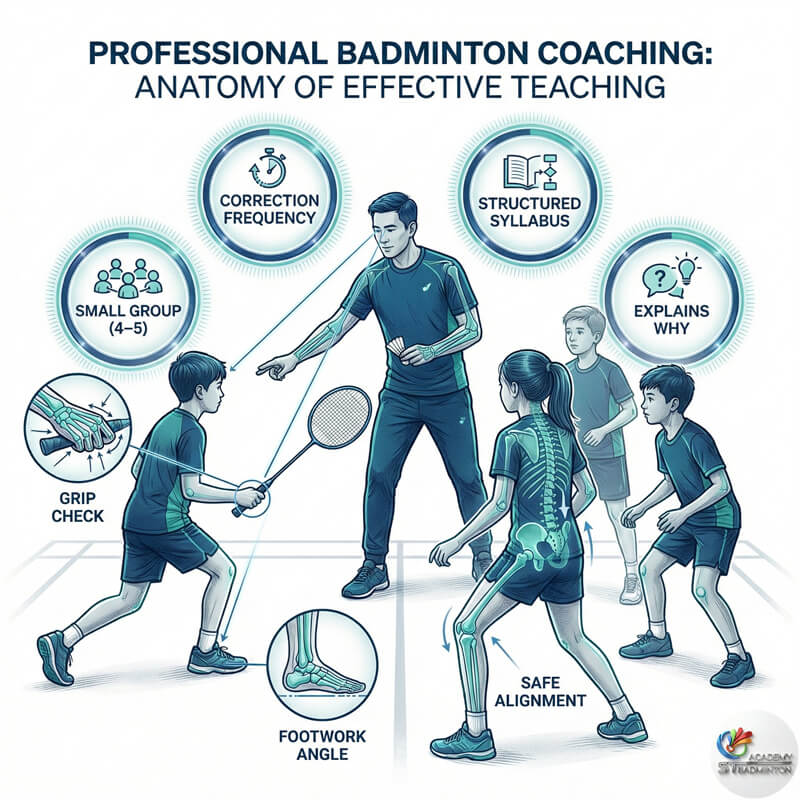 吉隆坡 Coach Eric Chuar 的小组专业羽毛球教学确保质量控制