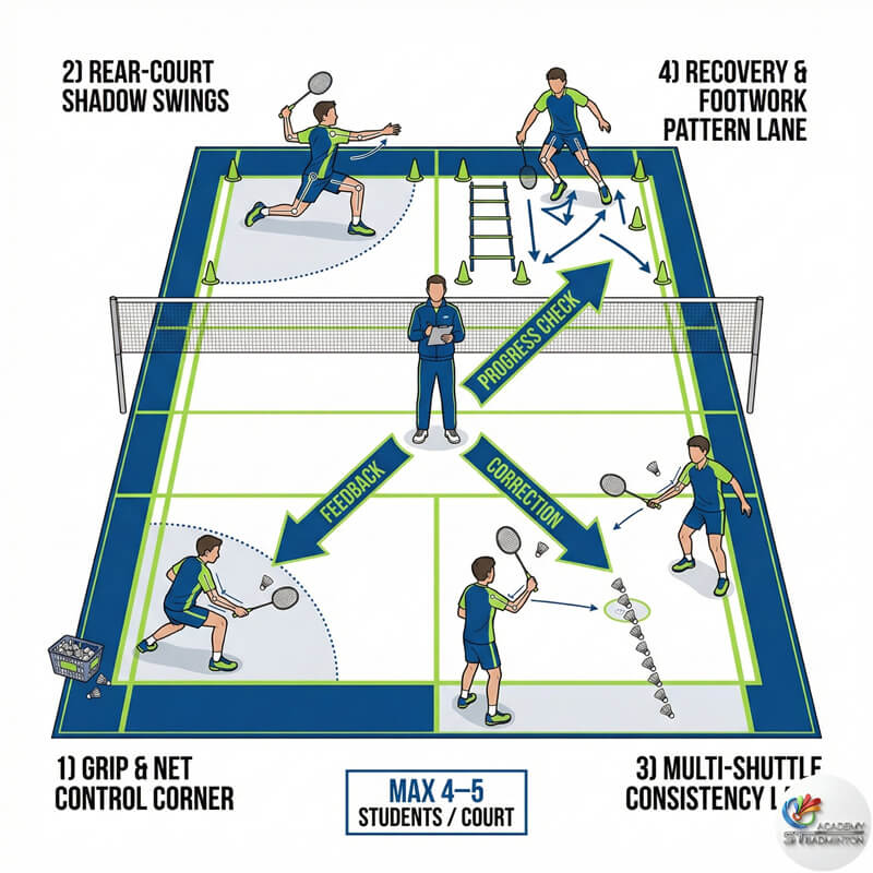 靠近 Cheras 的小组专业羽毛球训练，适合认真的学生