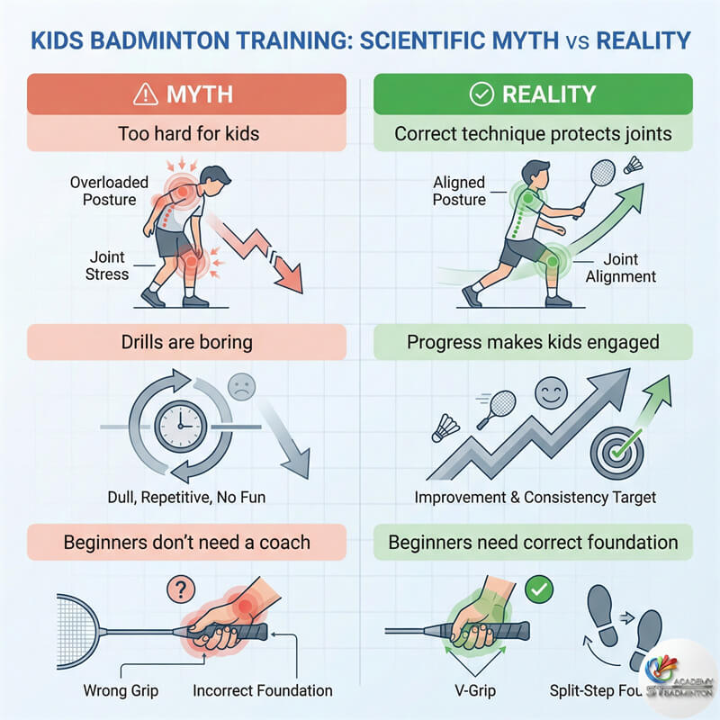 Smiling child enjoying safe and structured professional badminton class in Kuala Lumpur