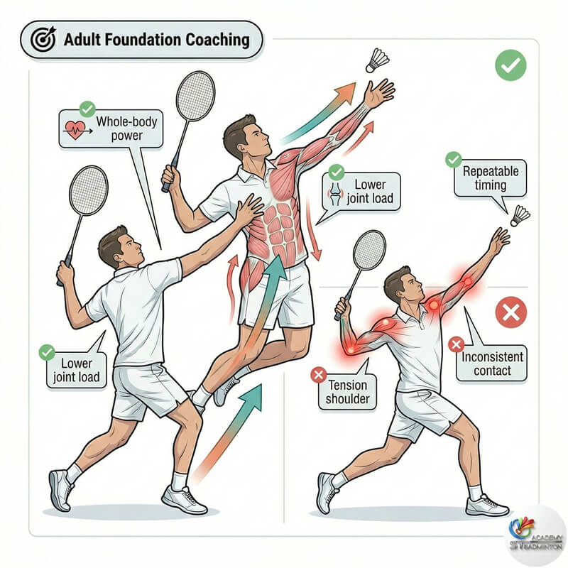 세타팍 성인 배드민턴 코치 – ST Badminton Academy가 다른 이유