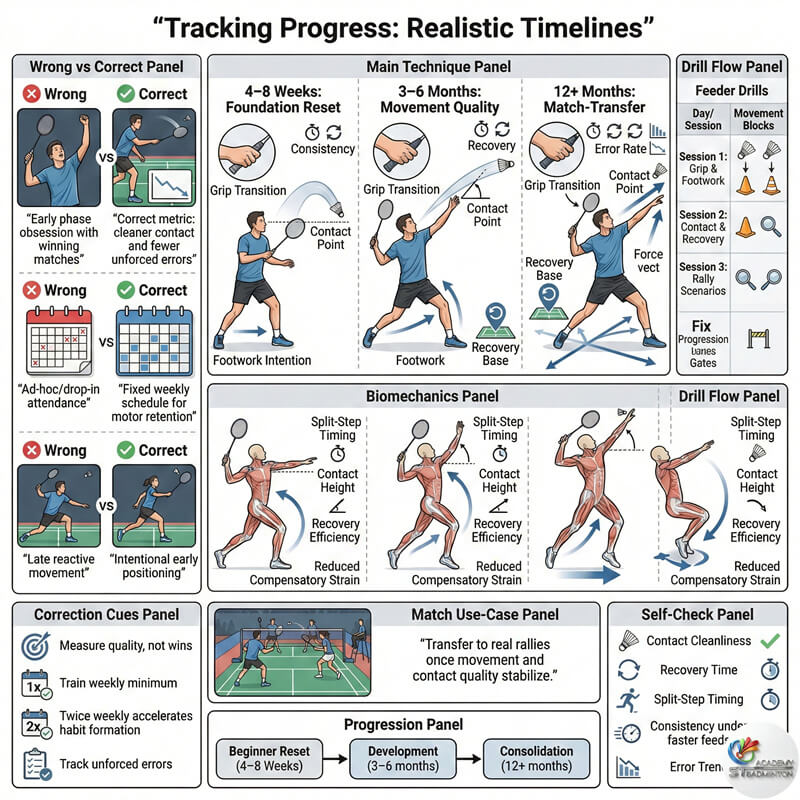 学员在甲洞通过结构化的一对一移动训练建立羽毛球基础