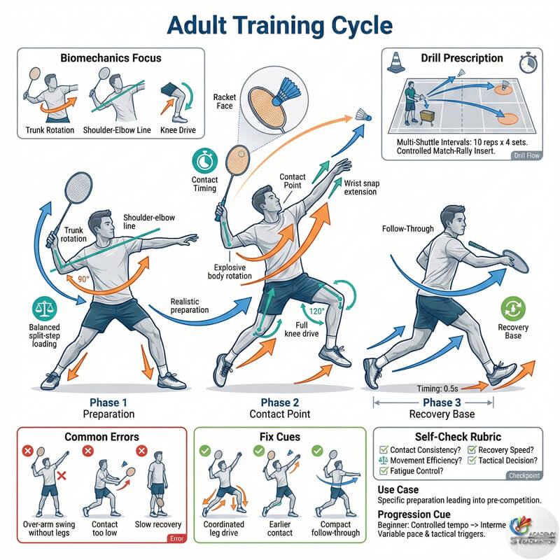 Adult player building specific fitness during training cycle in Setapak