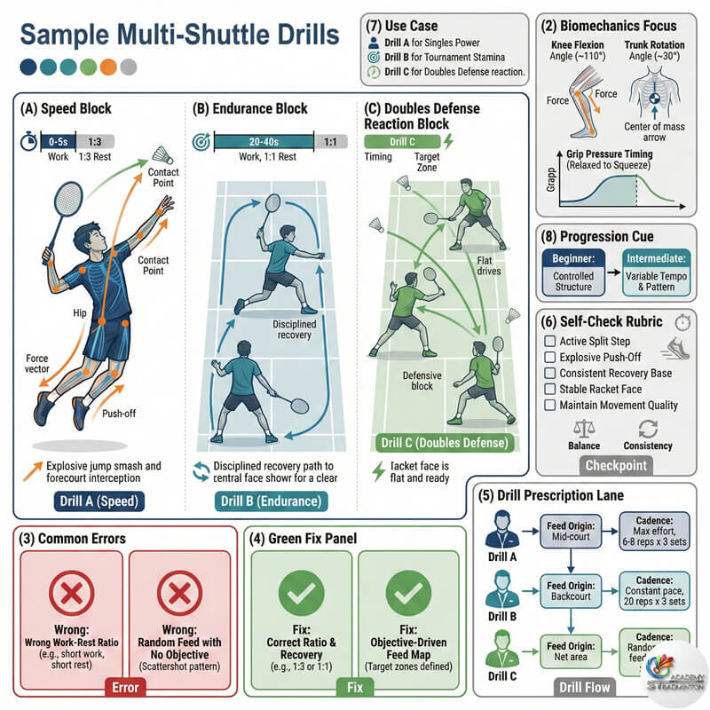 Badminton conditioning session for players from Cheras and Kepong using multi shuttle drills