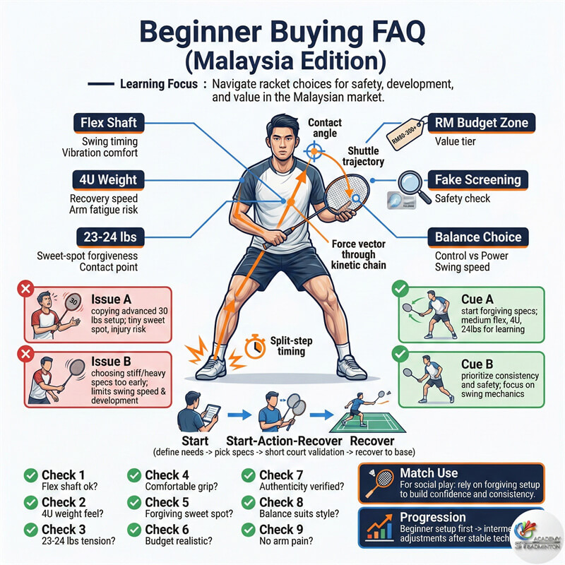 Checking racket balance point on finger