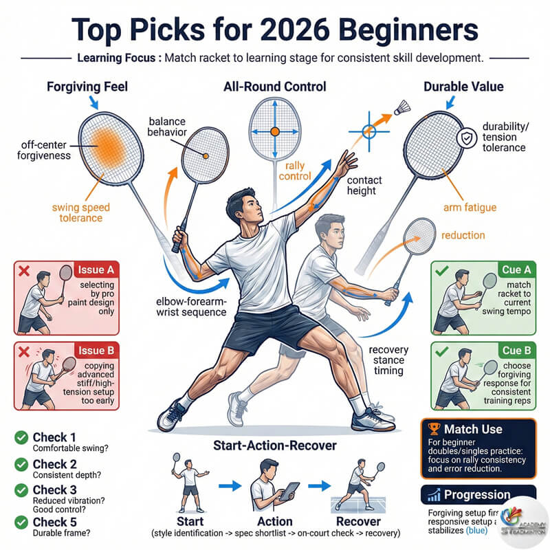 Close up of badminton strings showing safe tension for beginners