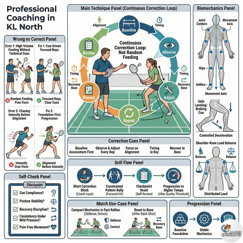 Coach Eric Chuar 在吉隆坡北区提供个性化羽毛球训练计划