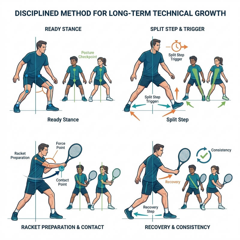 Huấn luyện viên Eric Chuar dạy kỹ thuật cầu lông gần Taman Melati