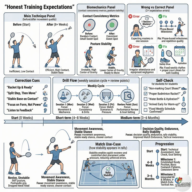 Eric Chuar 教練在巴生谷教授技術性私人羽毛球訓練