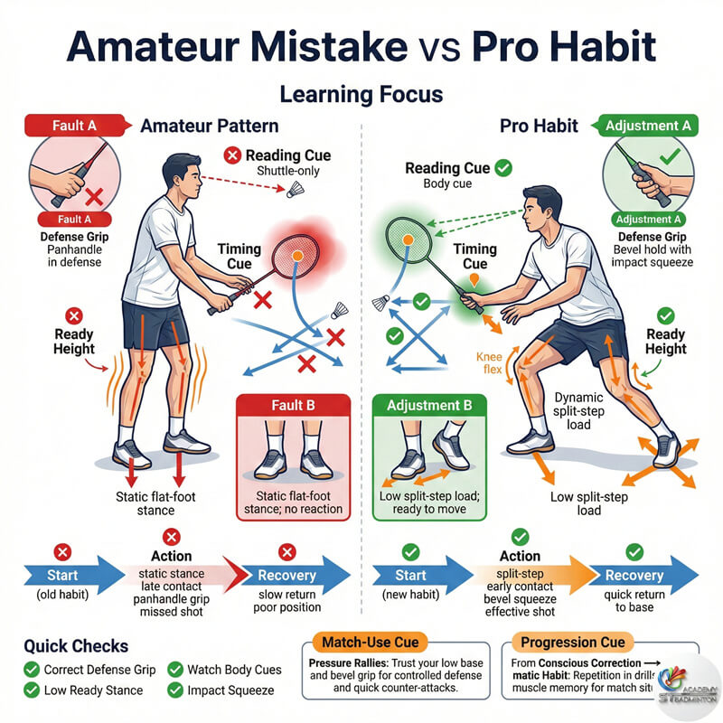 Coach Eric teaching the 5 pro doubles habits to students