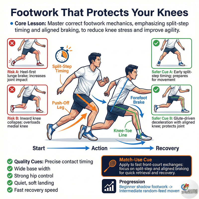 Coach demonstrating isometric split squats for knee rehabilitation Coach demonstrating isometric split squats for knee rehabilitation