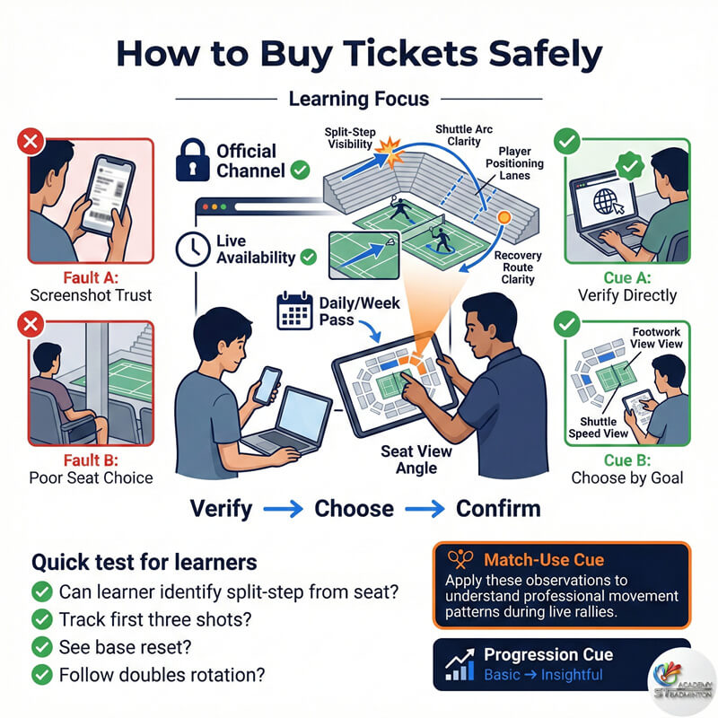 Coach discussing Lee Zii Jia's technique with students