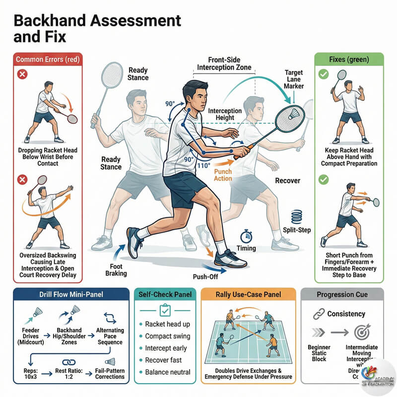 教练在增江（Jinjang）进行羽毛球评估时指导学生
