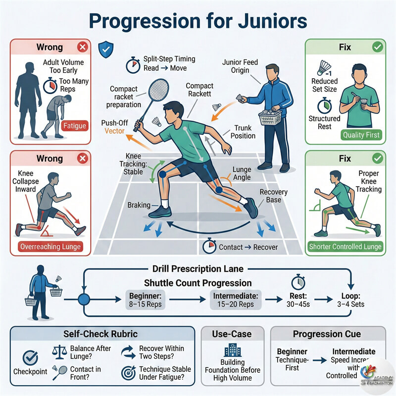 Coach explaining safety and progression in multi-shuttle training to parents in Setapak