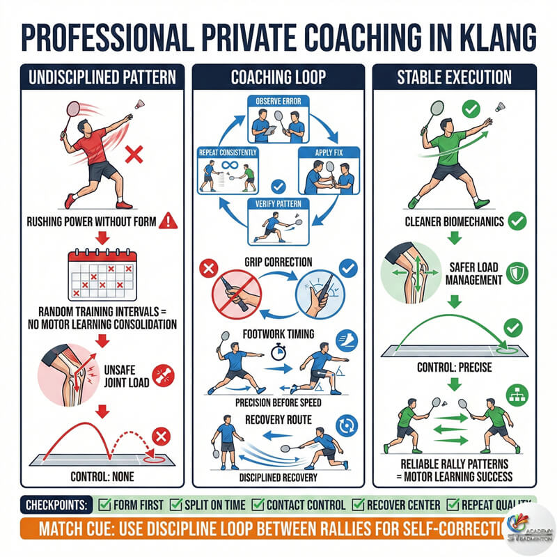 教练在巴生提供小组和私人羽毛球指导