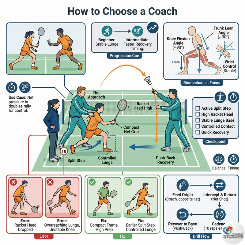 Experienced coach correcting student technique in Setapak Kuala Lumpur hall