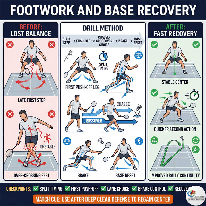巴生羽毛球私教期间的步法和回位训练