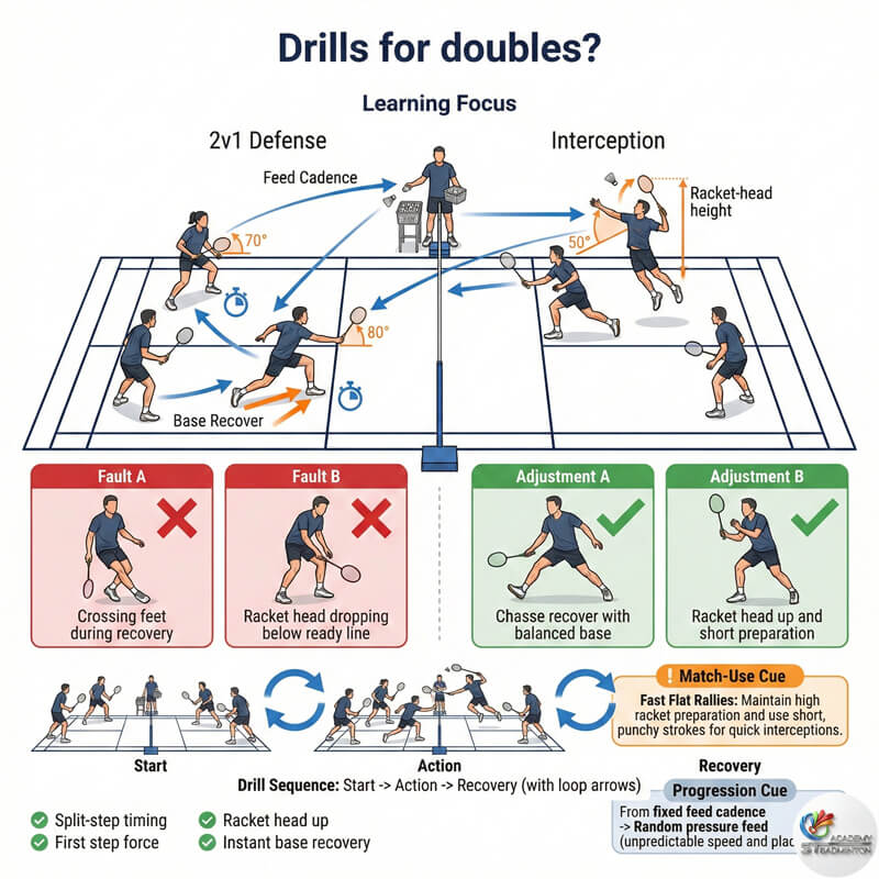 Group practicing side-by-side defensive formation footwork