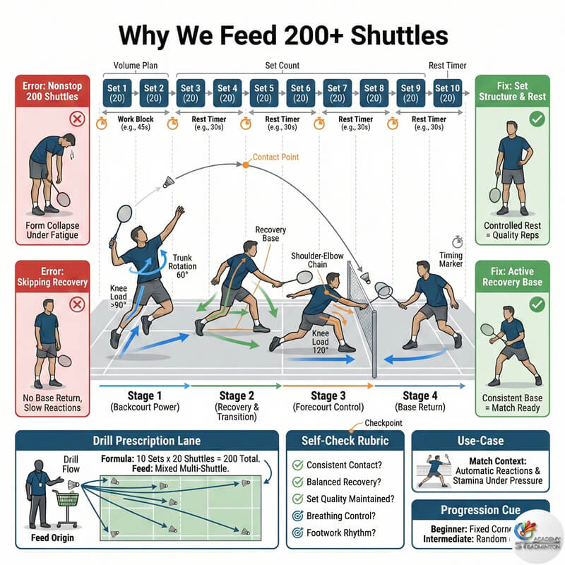 High intensity feeding drills for badminton speed and defence near Cheras and Kepong