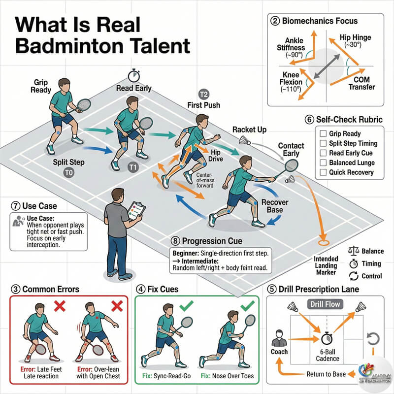 Junior badminton players from Setapak and Wangsa Maju practising explosive first step at ST Badminton Academy