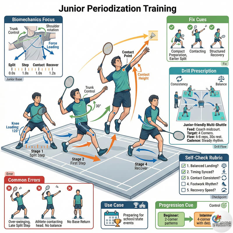 Junior state player from Setapak and Wangsa Maju following structured badminton training program