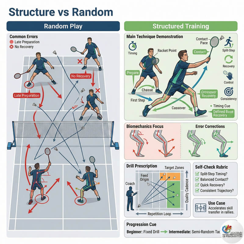 Parent and coach discussing realistic badminton training timetable in Setapak