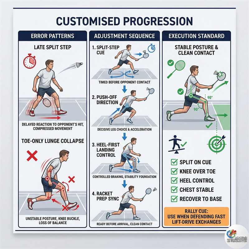 巴生羽毛球私教专注于步法和姿势纠正训练
